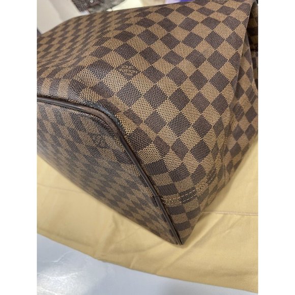 LOUIS VUITTON France 15" Damier Travel Compact Duffle Carryall Cabin Size Bag - Picture 11 of 12